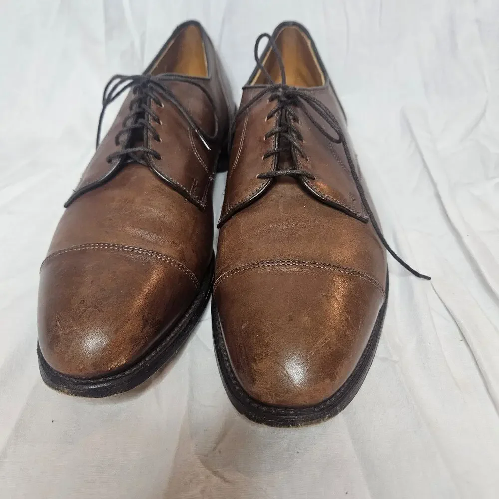 Allen Edmonds Brown Cap Dress Shoes Mens Size 11 D